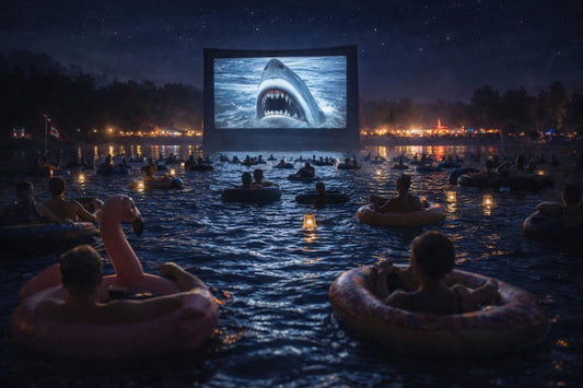 Cinéma en plein air… sur l’eau!
