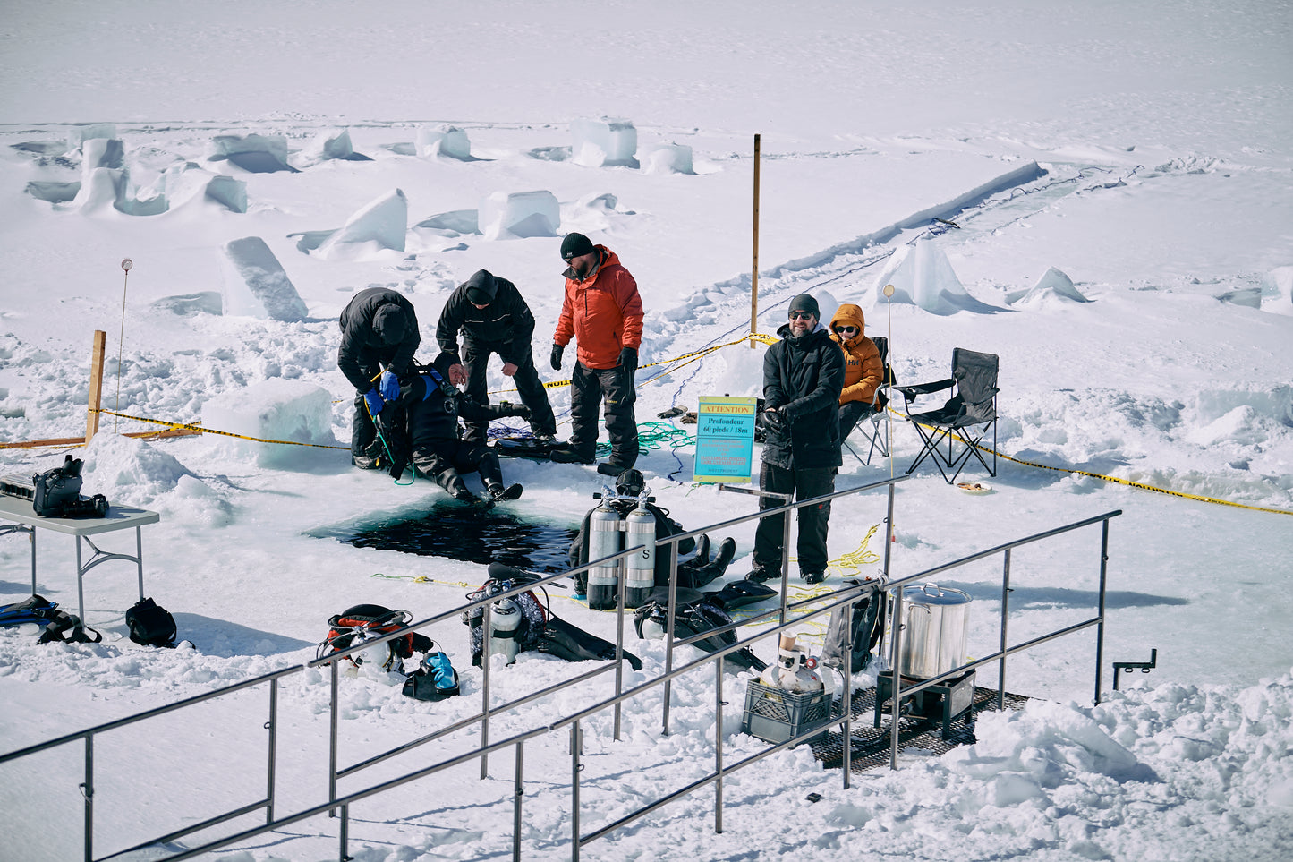 Cours de plongée sous-glace 5-7 mars 2024